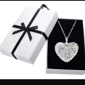 Brand new Swarovski crystal heart 925 necklace